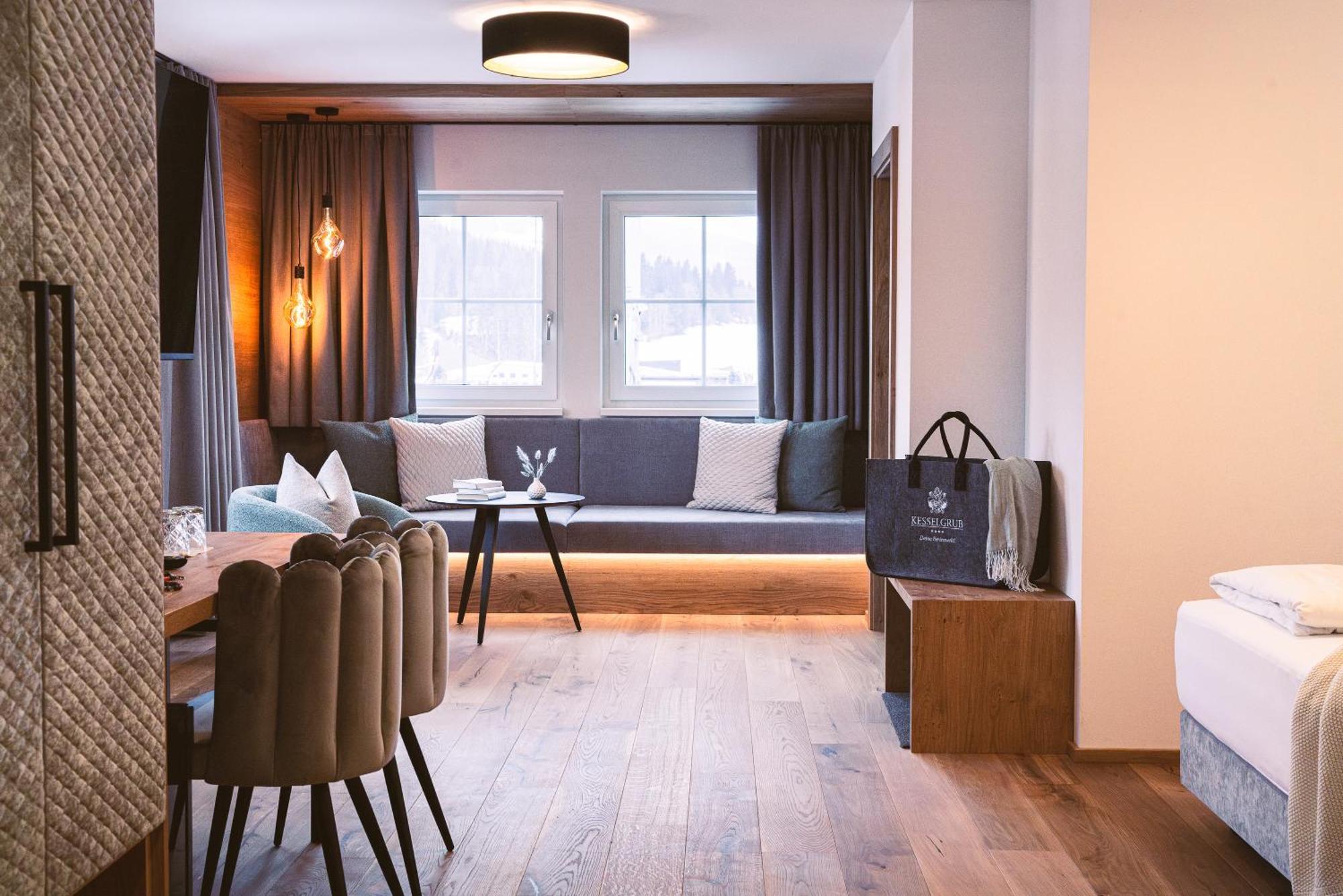אלטנמרקט אים פונגאו Ferienwelt Kesselgrub Hotel In Altenmarkt-Zauchensee מראה חיצוני תמונה